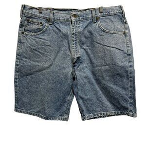 Carhartt Denim Shorts Sz 40 Medium Wash B26STW  5 Pocket All Cotton Made in USA